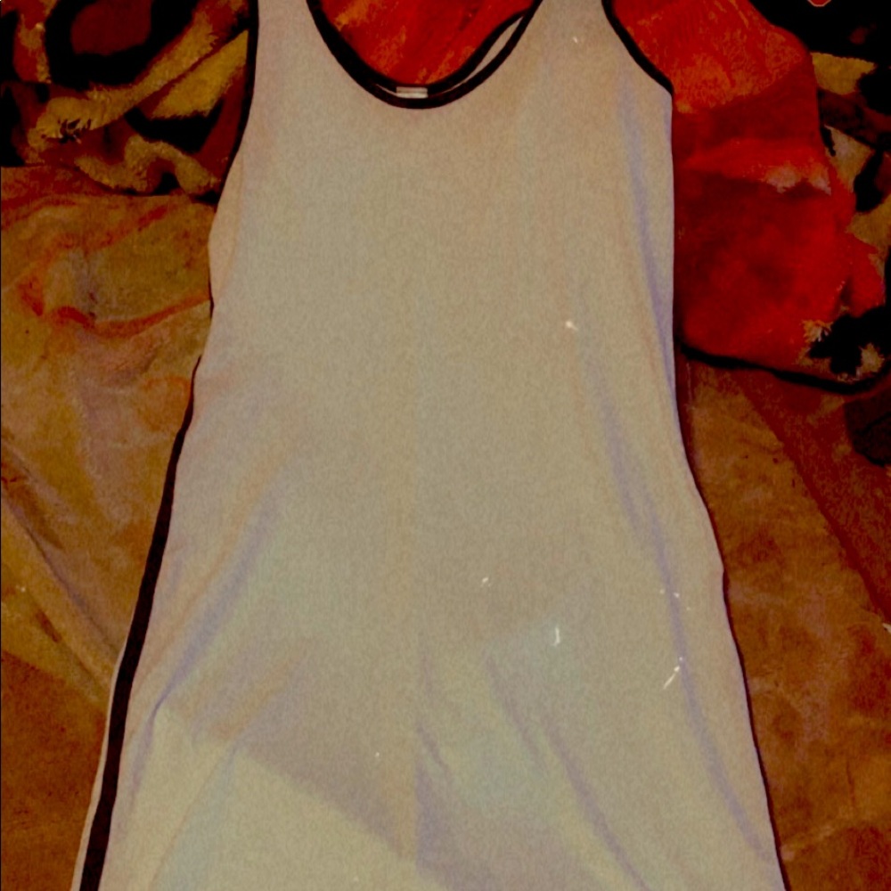 Nice black/white Midi dress never wore Brand new